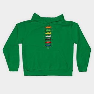 5 classic car collection Kids Hoodie